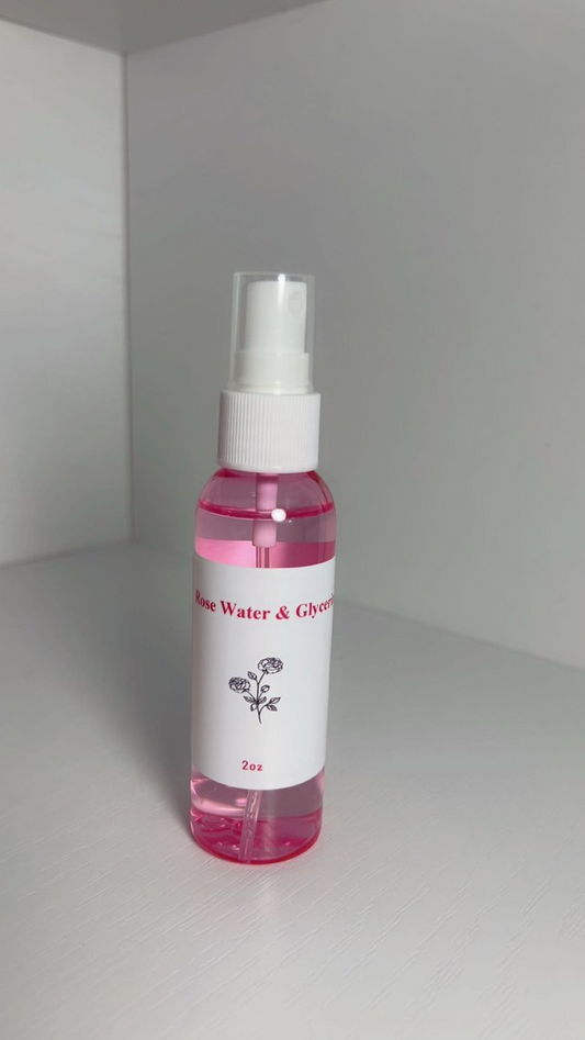 Rose Water & Glycerin -  Face and body Mist